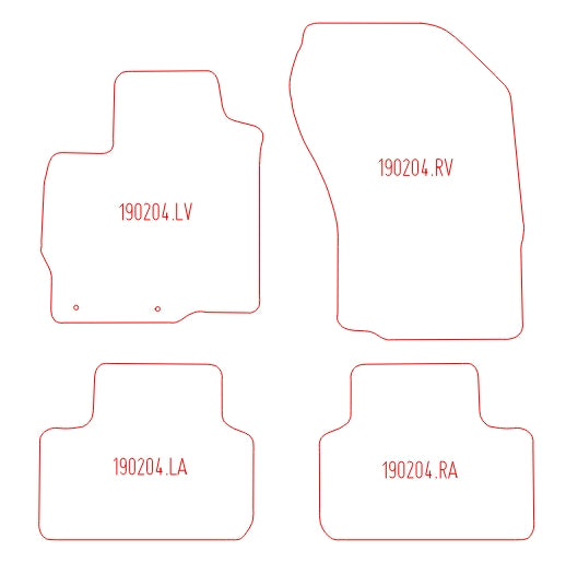 Automatten Peugeot 4008 (2012-2017)