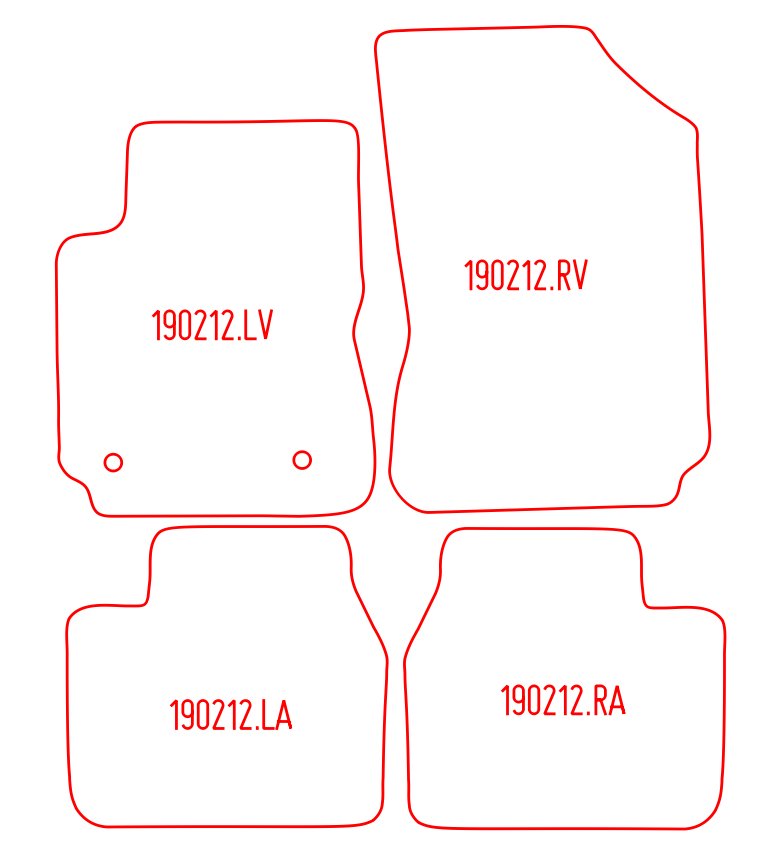 Automatten Citroen C4 Cactus (2014-Heden)