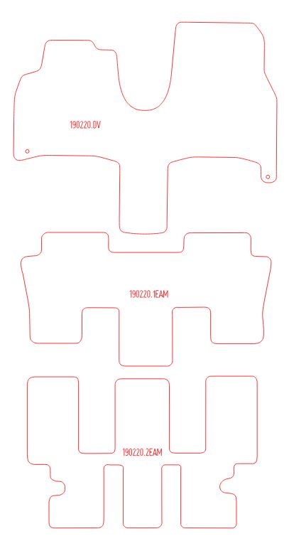 Automatten Citroen C8 (2002-2014)