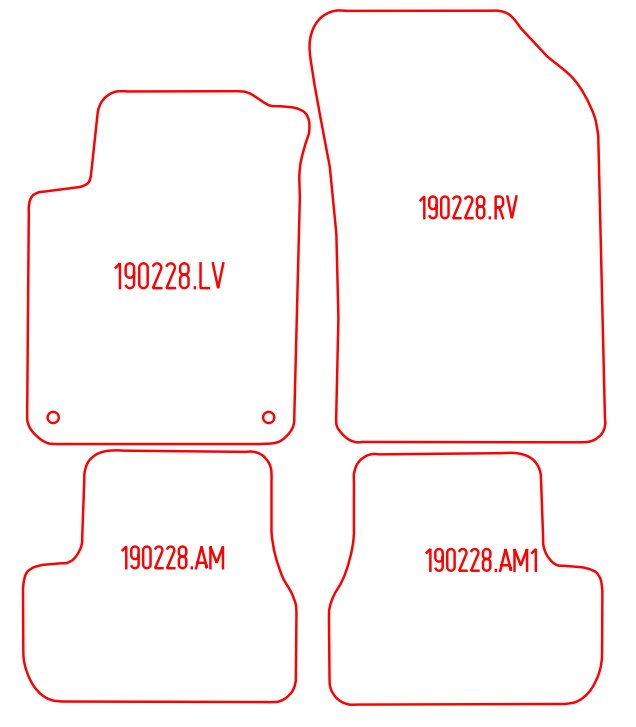 Automatten Citroen DS3 cabriolet / DS3 hatchback (2012-2019)
