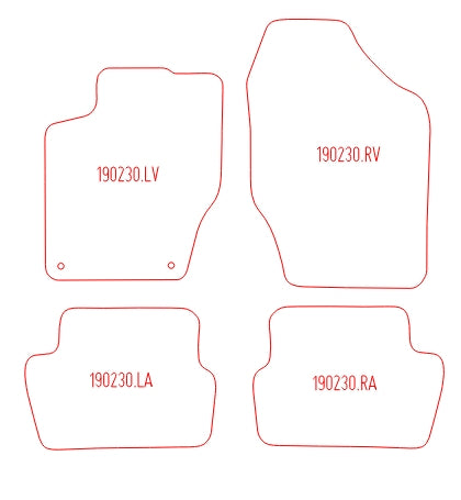 Automatten Citroen C4 (2010-2018)