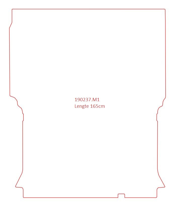 Laadvloermat Peugeot Partner (1997-2008)