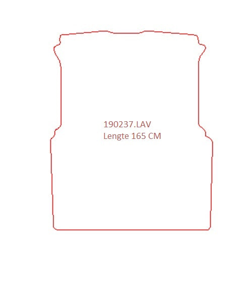 Laadvloermat Peugeot Partner (1997-2008)