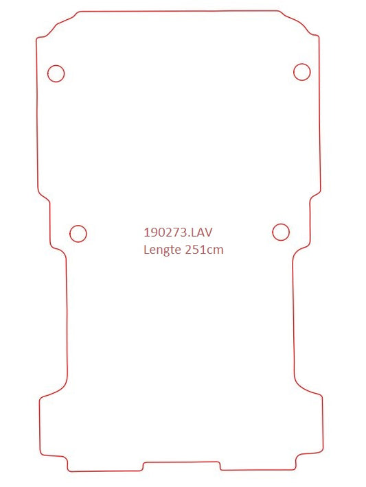 Laadvloermat Citroen Jumpy (2006-2016)