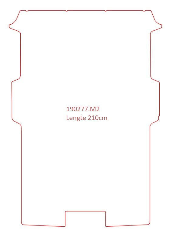 Laadvloermat Fiat E-Scudo (electrisch) / Scudo (2022-Heden)