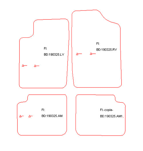 Automatten Citroen Xsara hatchback / Xsara Break stationwagon (2000-2000)