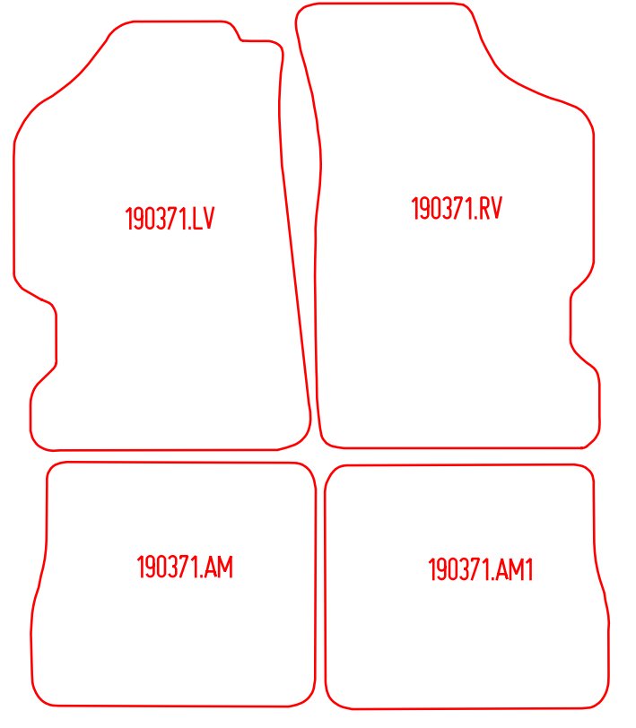 Automatten Citroen Saxo (2000-2003)