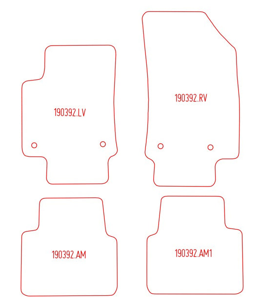 Automatten Citroen C3 Aircross (2017-Heden)