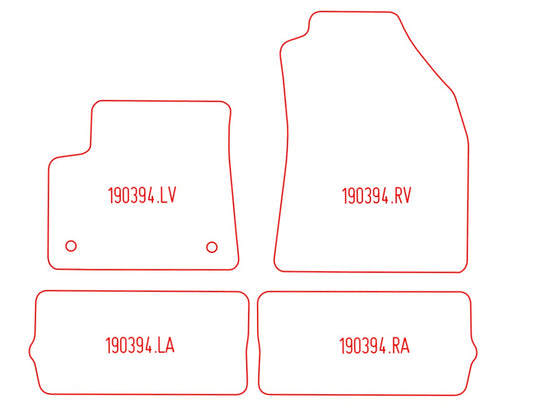 Automatten Fiat Grande Panda (2024-Heden)