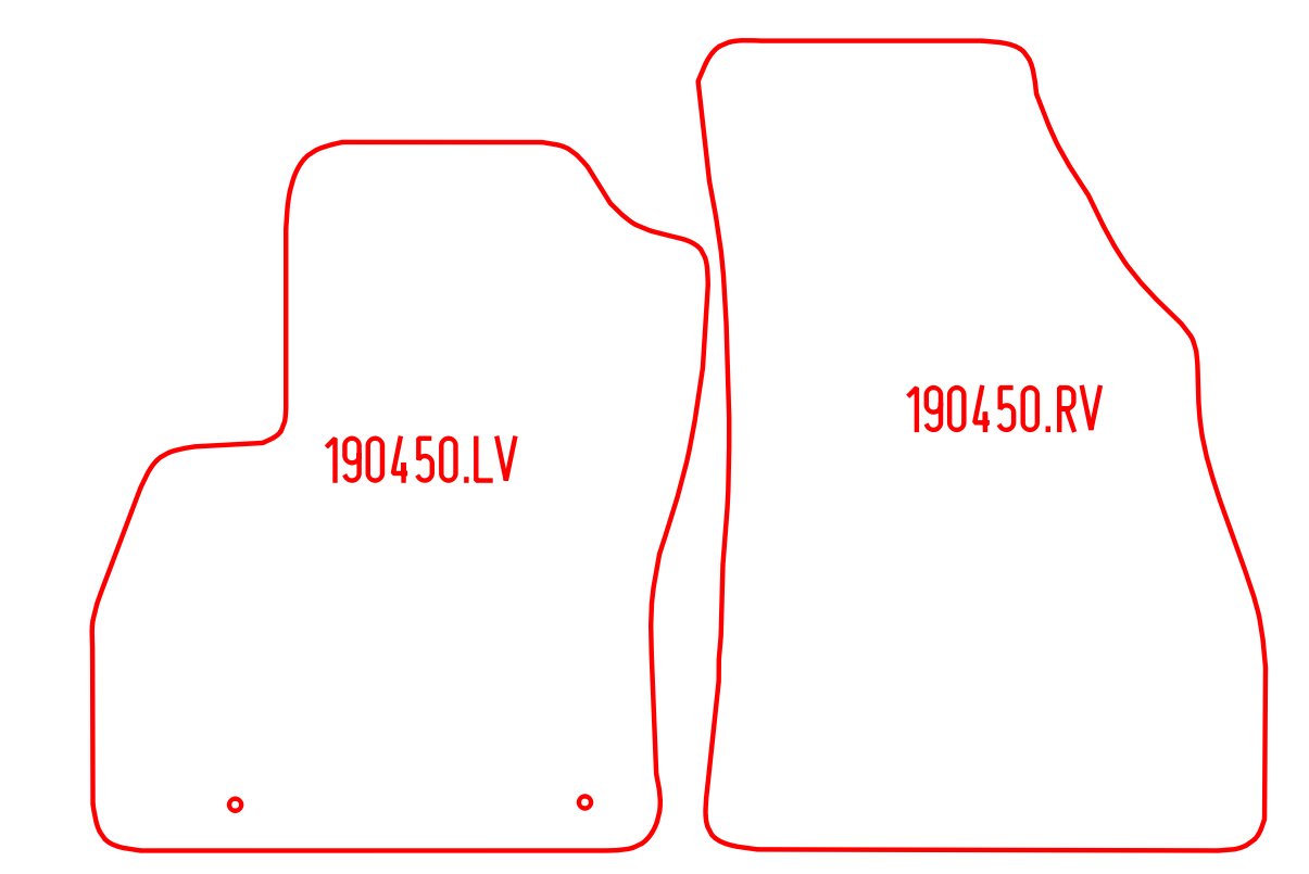 Automatten Citroen Nemo Bestelwagen / Nemo Multispace mpv (2008-Heden)