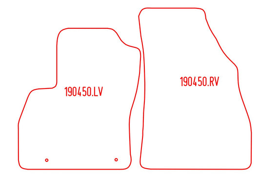 Automatten Citroen Nemo Bestelwagen / Nemo Multispace mpv (2008-Heden)
