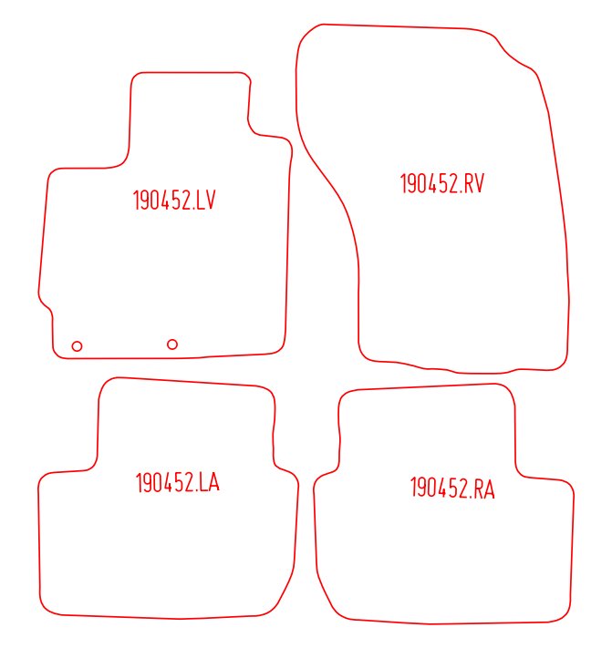 Automatten Citroen C-Crosser (2007-2013)