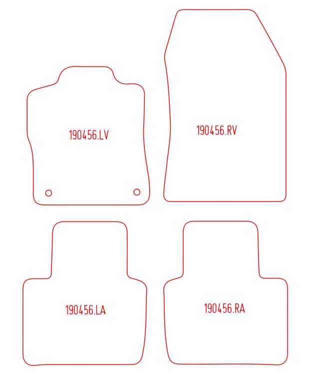Automatten Citroen C5 X (2021-Heden)