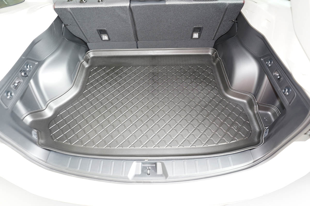 Kofferbakmat Subaru Forester e-Boxer terreinwagen - 2019-2024 - Guardliner (Past in versie met en zonder subwoofer. Rechterflap kan eraf)