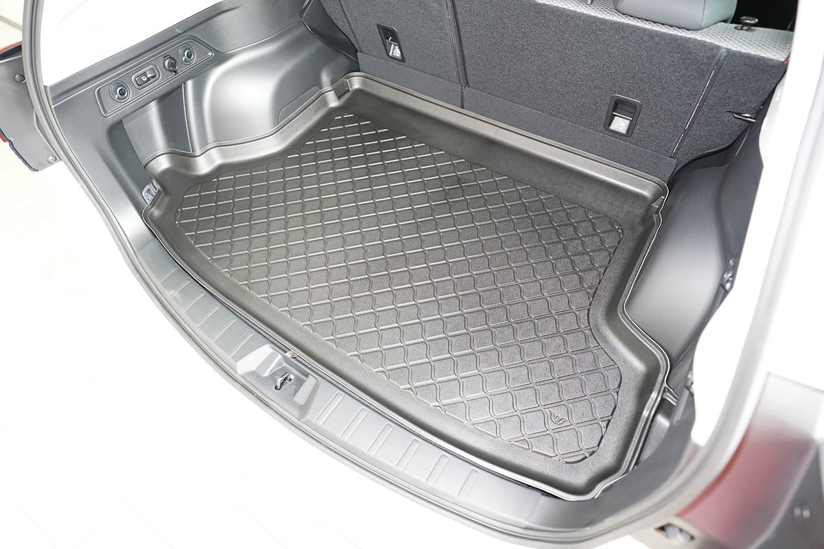 Kofferbakmat Subaru Forester e-Boxer terreinwagen - 2019-2024 - Guardliner (Past in versie met en zonder subwoofer. Rechterflap kan eraf)