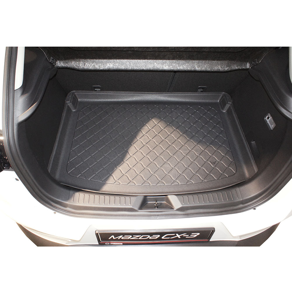 Kofferbakmat Mazda CX-3 SUV - 2015-heden - Guardliner (Past in hoge en lage vloer, bij lage vloer zonder subwoofer)