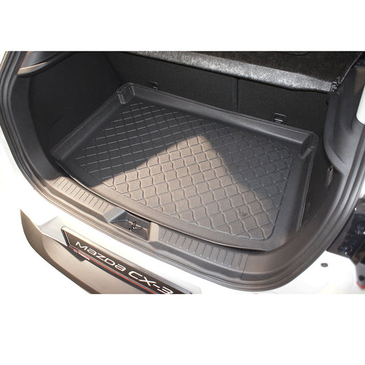 Kofferbakmat Mazda CX-3 SUV - 2015-heden - Guardliner (Past in hoge en lage vloer, bij lage vloer zonder subwoofer)