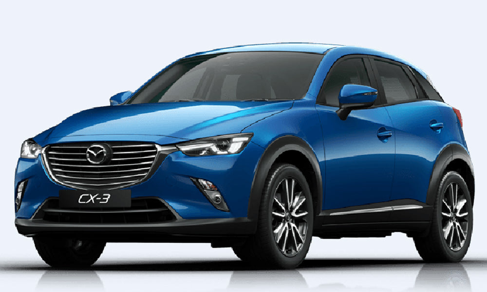 Kofferbakmat Mazda CX-3 SUV - 2015-heden - Guardliner (Past in hoge en lage vloer, bij lage vloer zonder subwoofer)