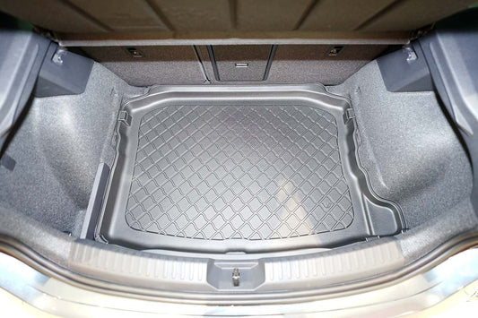 Kofferbakmat Seat Leon Hatchback - 2020-heden - Guardliner (Past in versie met lage kofferbakvloer en niet-verstelbare kofferbakvloer. Past ook in Mild Hybrid)