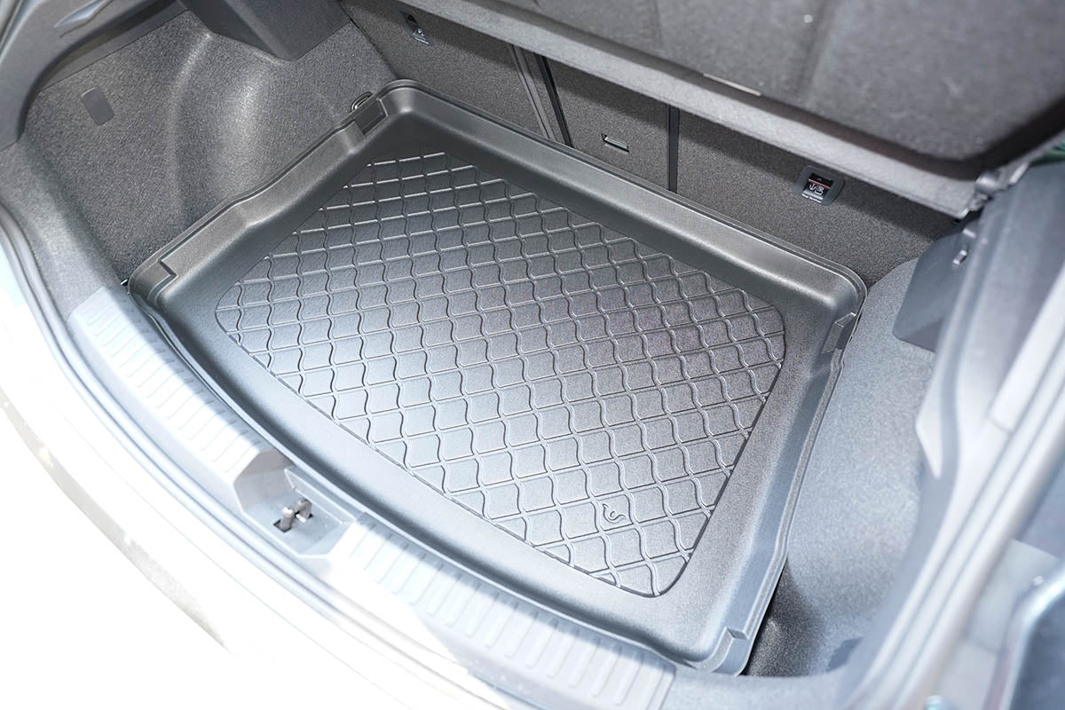 Kofferbakmat Seat Leon Hatchback - 2020-heden - Guardliner (Past in versie met kofferbakvloer in hoge stand. Past ook in Hybrid en e-Hybrid)