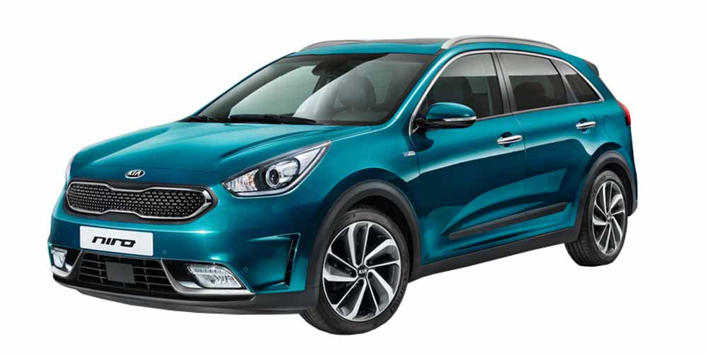 Kofferbakmat Kia Niro SUV - 2016-2022 - Guardliner (Past in versie met lage kofferbakvloer, zijflappen kunnen eraf)
