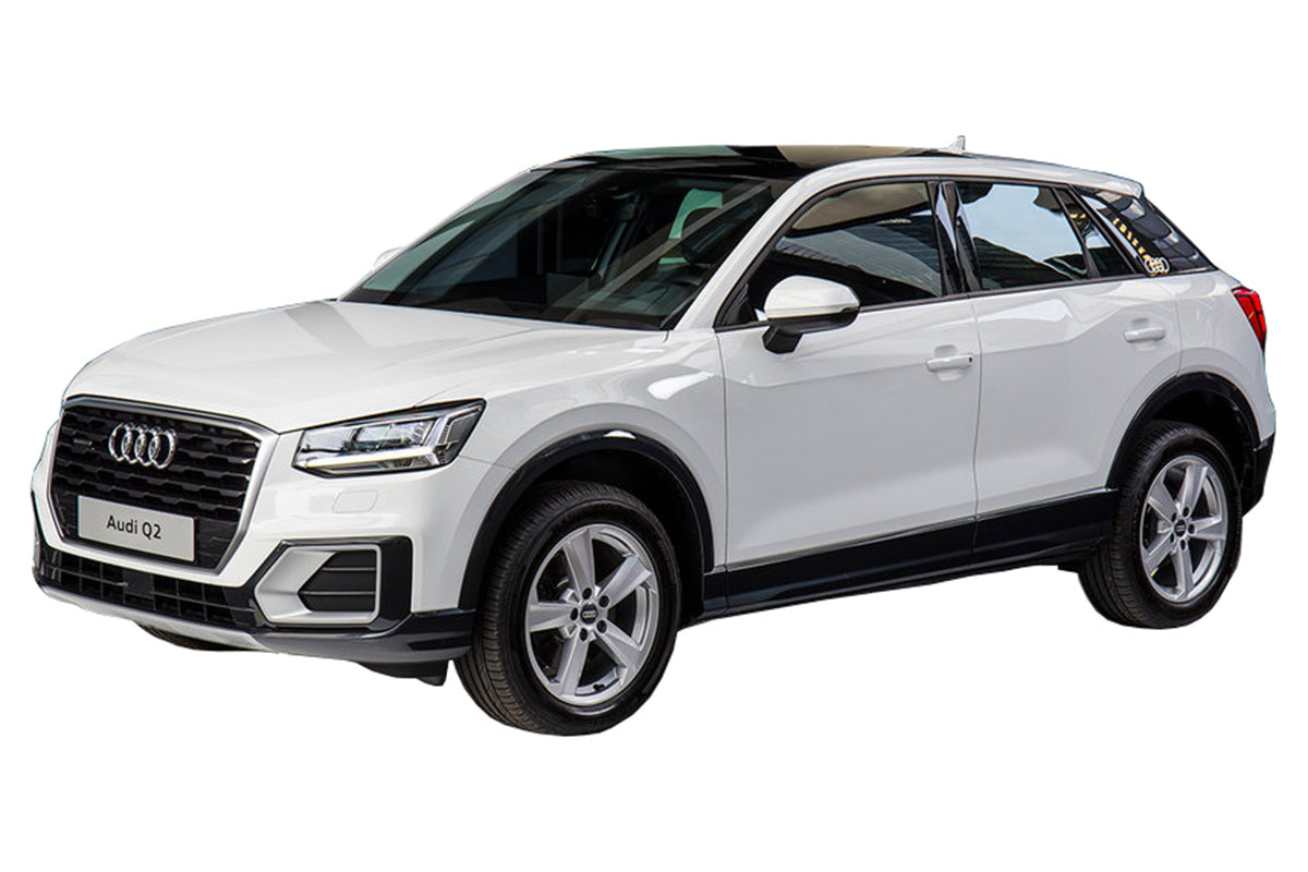 Kofferbakmat Audi Q2 SUV - 2016-heden - Guardliner (Past in versie met verstelbare vloer in hoge stand, flappen kunnen eraf)