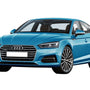 Kofferbakmat Audi A5 Sportback 5 deurs Hatchback - 2016-2024 - Guardliner (Past niet in G-Tron)