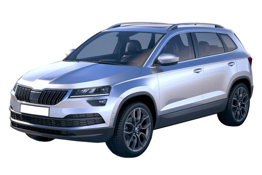 Kofferbakmat Skoda Karoq SUV - 2018-heden - Guardliner (Past in versie met lage kofferbakvloer en minireservewiel)