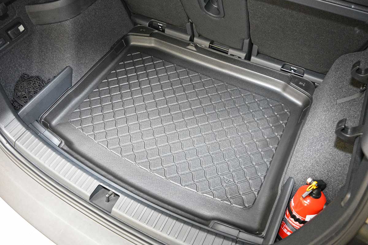 Kofferbakmat Skoda Karoq SUV - 2018-heden - Guardliner (Past in versie met lage kofferbakvloer en minireservewiel)