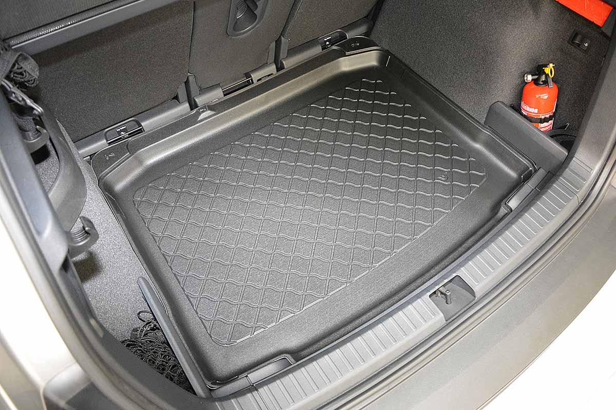 Kofferbakmat Skoda Karoq SUV - 2018-heden - Guardliner (Past in versie met lage kofferbakvloer en minireservewiel)