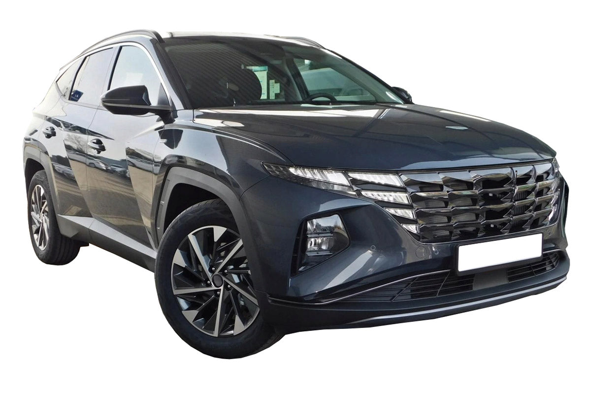 Kofferbakmat Hyundai Tucson SUV - 2021-heden - Guardliner (Past in versie met kofferbakvloer in hoge stand. Rechterflap kan eraf bij versie met subwoofer. Past ook in Hybrid)