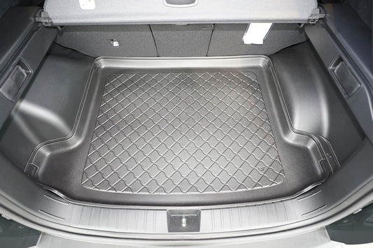 Kofferbakmat Hyundai Tucson SUV - 2021-heden - Guardliner (Past in versie met kofferbakvloer in hoge stand. Rechterflap kan eraf bij versie met subwoofer. Past ook in Hybrid)