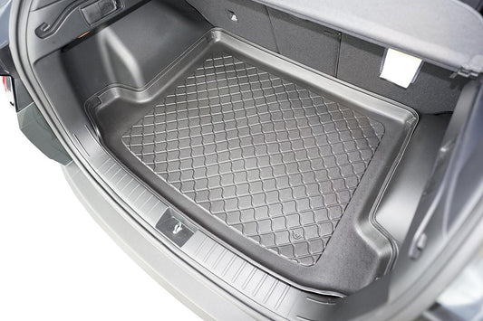 Kofferbakmat Hyundai Tucson SUV - 2021-heden - Guardliner (Past in versie met kofferbakvloer in hoge stand. Rechterflap kan eraf bij versie met subwoofer. Past ook in Hybrid)