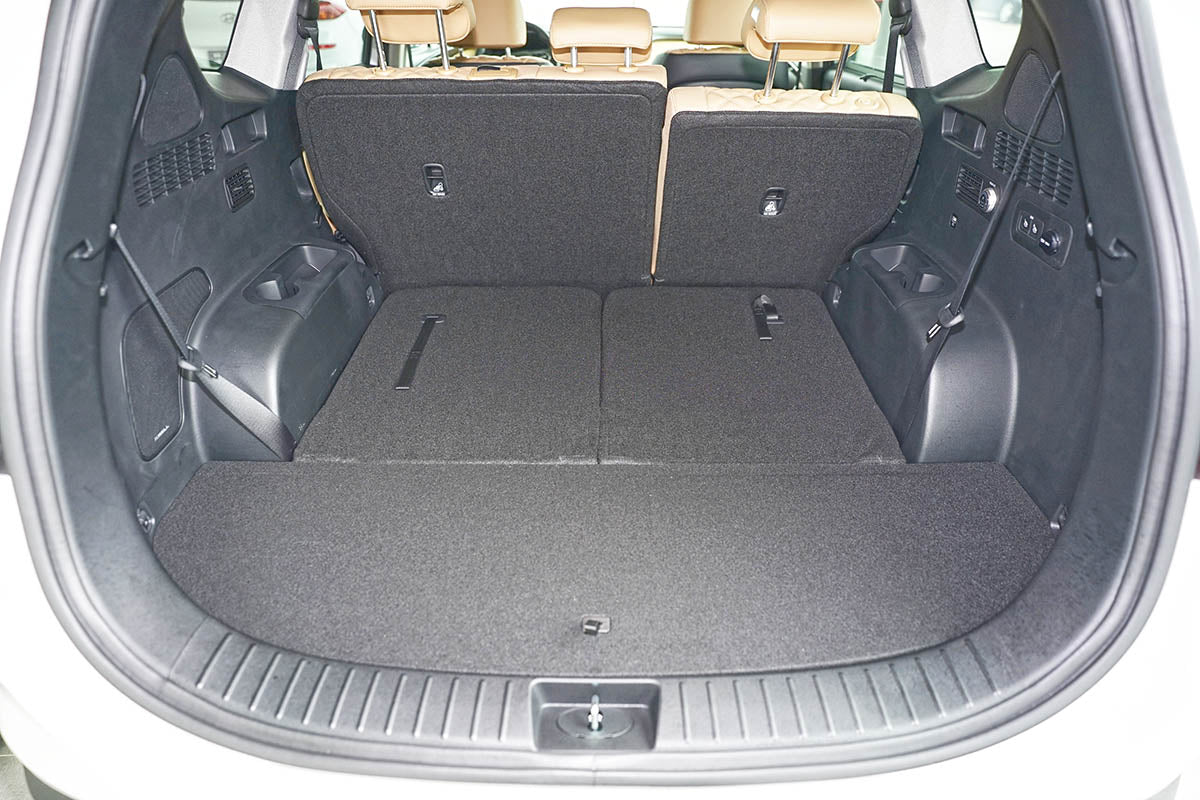 Kofferbakmat Hyundai Santa Fe SUV - 2018-2024 - Guardliner (Past in 7-persoons versie met neergeklapte 3e zitrij. Past ook in Hybrid en Plug-In Hybrid)
