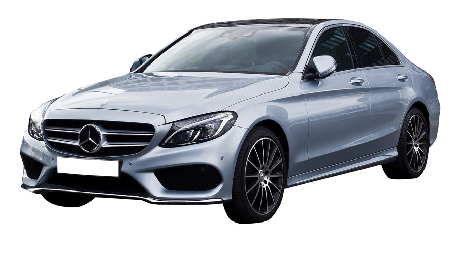 Kofferbakmat Mercedes C-klasse W205 Sedan - 2014-2021 - Guardliner (Past in versie met neerklapbare achterbank, zijflap kan eraf)
