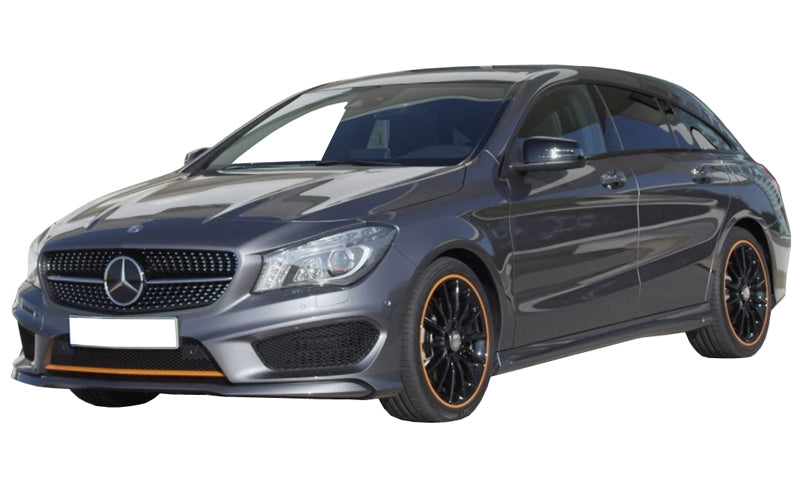 Kofferbakmat Mercedes CLA shootingbreak (C117) stationwagon - 2015-2018 - Guardliner (Zijflappen kunnen verwijderd worden)