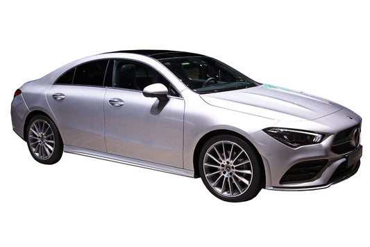 Kofferbakmat Mercedes CLA (C118) Sedan - 2019-2025 - Guardliner (Zijflappen kunnen eraf. Past niet in Plug-In Hybrid)