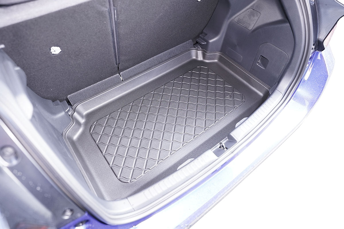 Kofferbakmat Toyota Yaris (ook hybrid) Hatchback - 2020-heden - Guardliner (Past in versie met verstelbare vloer in lage stand en versie zonder verstelbare vloer. Past ook in Hybrid)