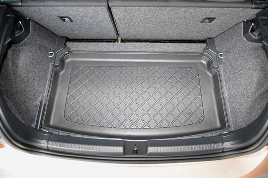 Kofferbakmat Volkswagen Polo Hatchback - 2017-heden - Guardliner (Past in versie met verstelbare kofferbakvloer in lage stand)