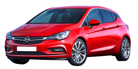 Kofferbakmat Opel Astra K Hatchback - 2015-2021 - Guardliner (Past in versie met hoge kofferbakvloer en minireservewiel)
