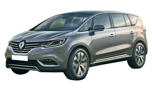 Kofferbakmat Renault Espace MPV - 2015-2023 - Guardliner (Past in versie met neergeklapte 3e zitrij)
