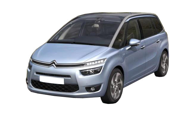 Kofferbakmat Citroen Grand C4 picasso II MPV - 2013-2018 - Guardliner (Past in 7-persoons versie met neergeklapte 3e zitrij)