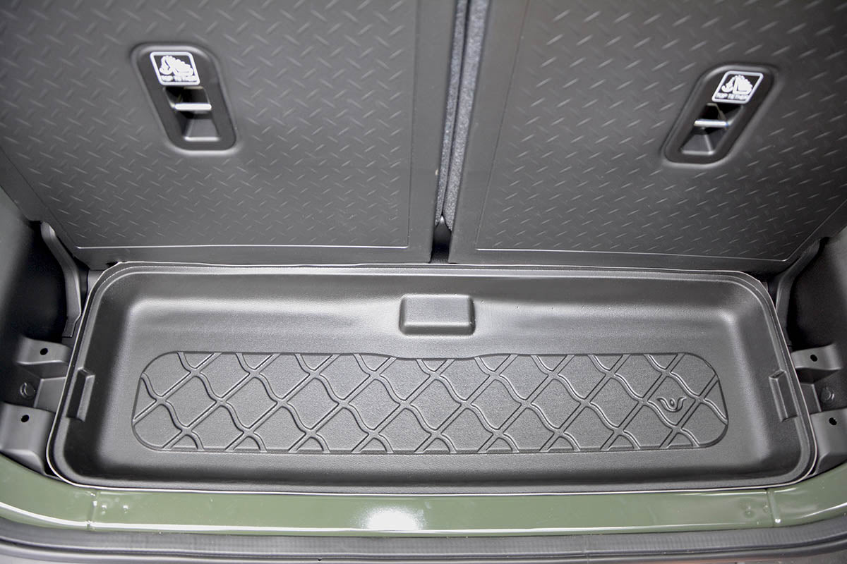 Kofferbakmat Suzuki Jimny SUV - 2018-heden - Guardliner (Past in versie met lage kofferbakvloer, achter 2e zitrij)