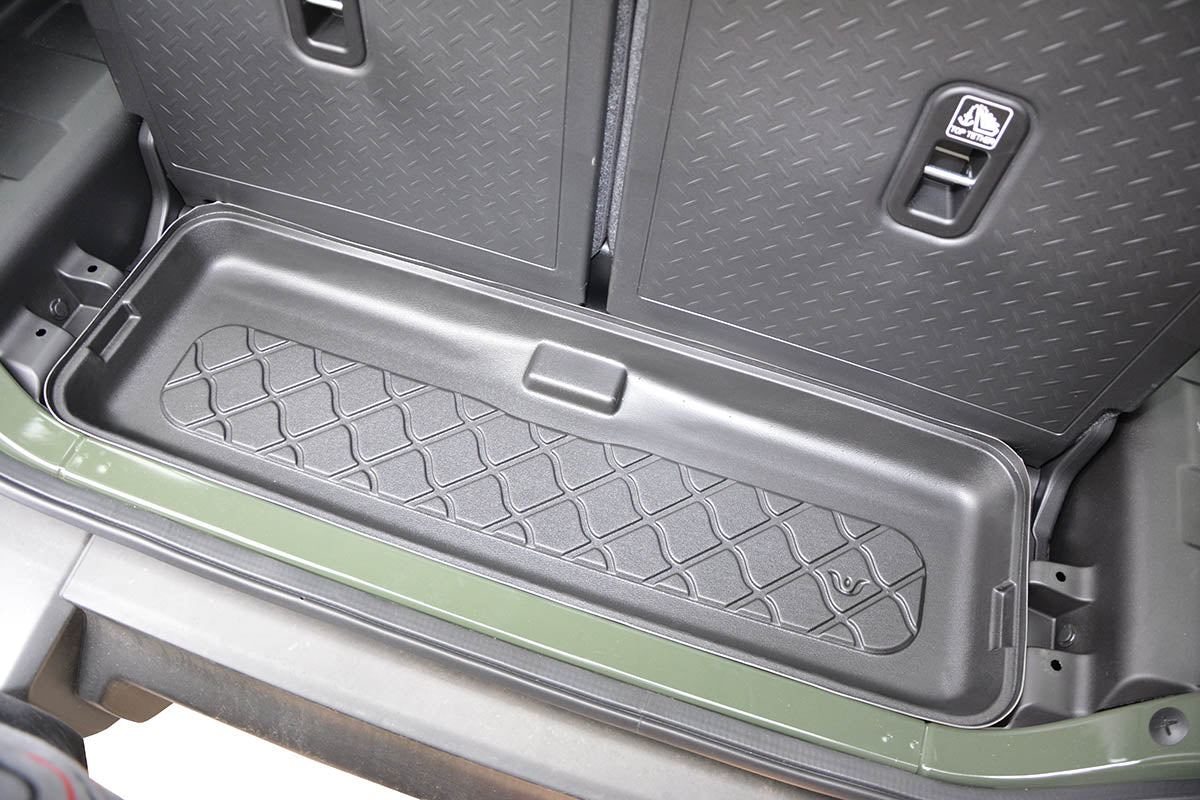 Kofferbakmat Suzuki Jimny SUV - 2018-heden - Guardliner (Past in versie met lage kofferbakvloer, achter 2e zitrij)