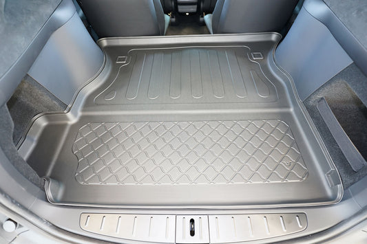 Kofferbakmat Tesla Model X SUV - 2016-heden - Guardliner (Past in 6- en 7-persoons versie, achter 2e zitrij met neergeklapte 3e zitrij)