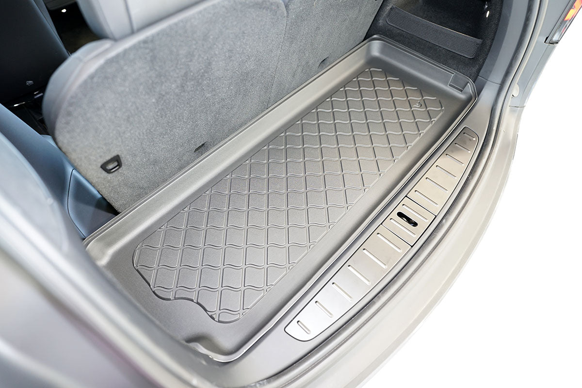 Kofferbakmat Tesla Model X SUV - 2016-heden - Guardliner (Past in 6- en 7-persoons versie, achter 2e zitrij met neergeklapte 3e zitrij)