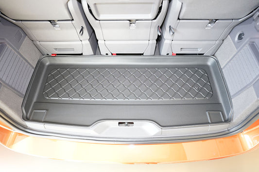 Kofferbakmat Volkswagen T7 Multivan MPV - 2022-heden - Guardliner (Past in versie met korte wielbasis, achter 3e zitrij. Past in Multivan, Life, Style en Energetic)