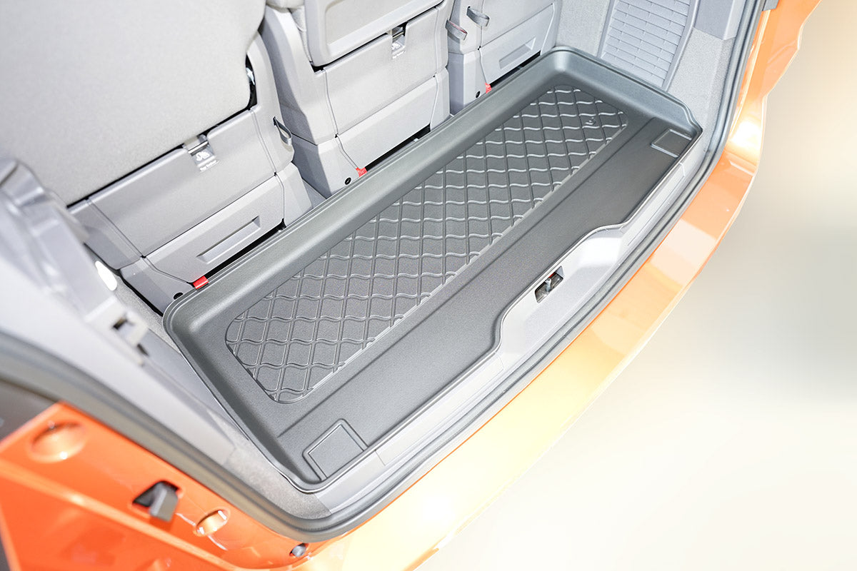 Kofferbakmat Volkswagen T7 Multivan MPV - 2022-heden - Guardliner (Past in versie met korte wielbasis, achter 3e zitrij. Past in Multivan, Life, Style en Energetic)