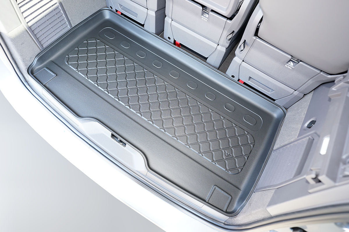 Kofferbakmat Volkswagen T7 Multivan MPV - 2022-heden - Guardliner (Past in versie met lange wielbasis (lengte 2), achter 3e zitrij. Past ook in eHybrid PHEV)