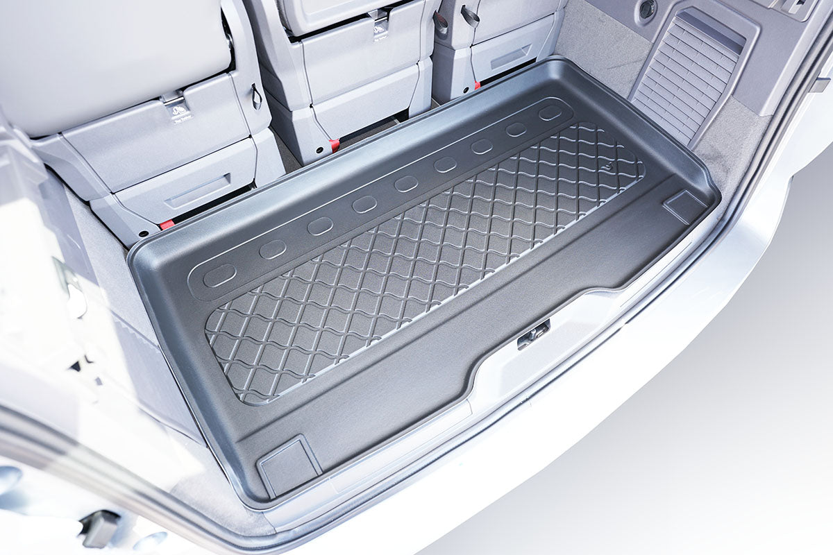 Kofferbakmat Volkswagen T7 Multivan MPV - 2022-heden - Guardliner (Past in versie met lange wielbasis (lengte 2), achter 3e zitrij. Past ook in eHybrid PHEV)